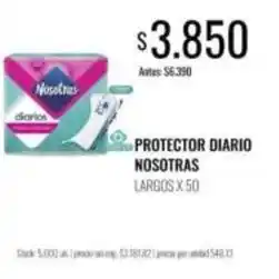 Supermercados Tadicor Nosotras - protector diario largos oferta