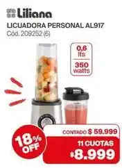 Naldo Lombardi Liliana - licuadora personal al917 cód. 209252 oferta