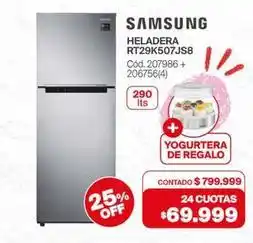 Naldo Lombardi Samsung - heladera rt29k507js8 oferta