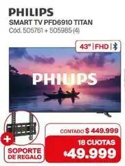Naldo Lombardi Philips - smart tv pfd6910 titan cód. 505761 + 505985 (4) oferta