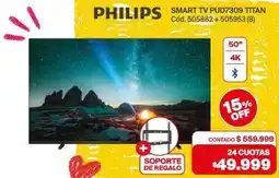 Naldo Lombardi Philips - smart tv pud7309 titan cód. 505882 + 505953 (b) oferta