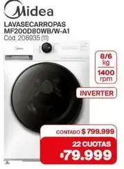 Naldo Lombardi Midea - lavasecarropas mf200d80wb/w-a1 cód. 208935 (11) oferta