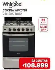 Naldo Lombardi Whirlpool - cocina wfx57di cód. 205760 (10) oferta