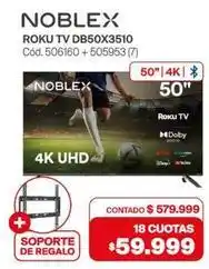 Naldo Lombardi Noblex - roku tv db50x3510 cód. 506160 + 505953 (7) oferta