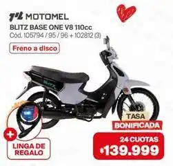 Naldo Lombardi Motomel - blitz base one v8 110cc cód. 105794 / 95 / 96 + 102812 (3) oferta