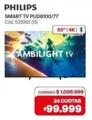 Naldo Lombardi Philips - smart tv pud81010/77 cód. 505992 (13) oferta