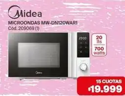 Naldo Lombardi Midea - microondas mw-dn120war1 cód.209069 oferta