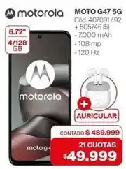 Naldo Lombardi Motorola - moto g47 5g cód. 4070901/92 + 505746 (5) oferta