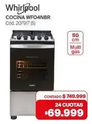 Naldo Lombardi Whirlpool - cocina wfo4nbr cód. 207917 (5) oferta