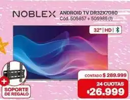 Naldo Lombardi Noblex - android tv dr32x7080 cód. 505857 + 505985 (1) oferta