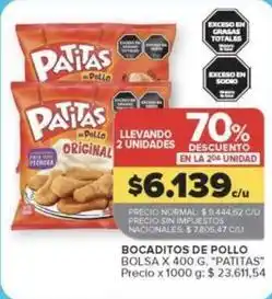 Carrefour Market Patitas - bocaditos de pollo oferta