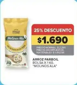 Carrefour Market Molinos ala - arroz parboil oferta
