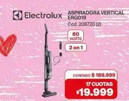 Naldo Lombardi Electrolux - aspiradora vertical erg019 cód. 208720 (2) oferta