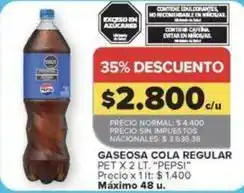 Carrefour Market Pepsi - gaseosa cola regular oferta