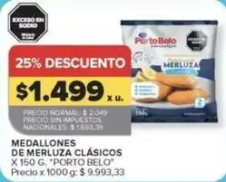 Carrefour Market Porto belo - medallones de merluza clásicos oferta