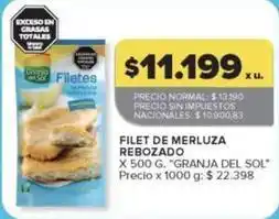 Carrefour Market Granja del sol - filetes rebozados oferta
