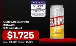 Makro Brahma - cerveza oferta