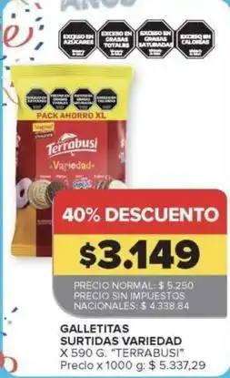 Carrefour Market Terrabusi - galletitas surtidas oferta