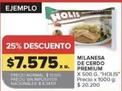 Carrefour Market Milanesa de cerdo premium oferta