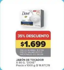 Carrefour Market Dove - jabón de tocador oferta