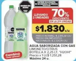 Carrefour Market Agua saborizada con gas limoneto/citrus oferta