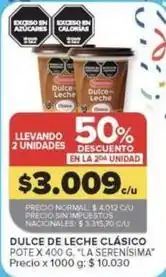 Carrefour Market La serenísima - dulce de leche clásico oferta