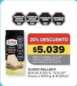 Carrefour Market Ilolay - queso rallado oferta