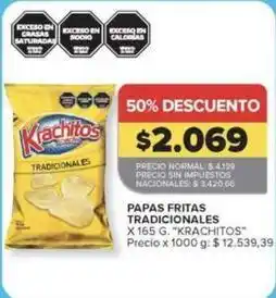 Carrefour Market Krachitos - papas fritas tradicionales oferta