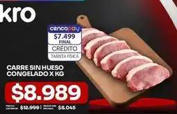 Makro Carne sin hueso congelado x kg oferta