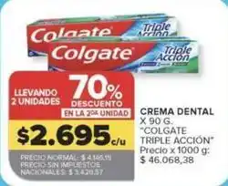 Carrefour Market Colgate - crema dental triple accion oferta
