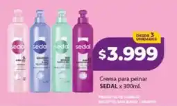 Supermayorista Vital Sedal crema para peinar oferta