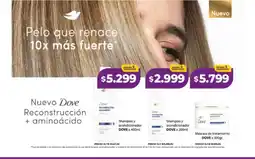 Supermayorista Vital Dove reconstrucción + aminoácido oferta