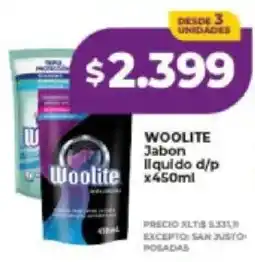 Supermayorista Vital Woolite jabon liquido d/p oferta
