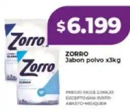 Supermayorista Vital Zorro jabon polvo oferta