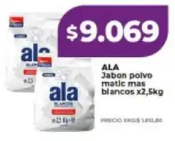 Supermayorista Vital Ala jabon polvo matic mas blancos oferta