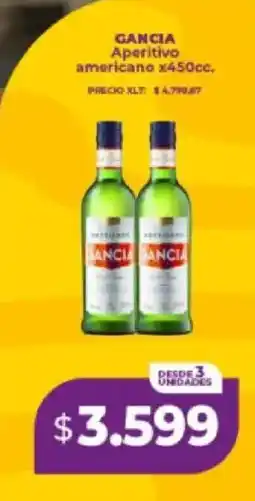 Supermayorista Vital Gancia aperitivo americano oferta