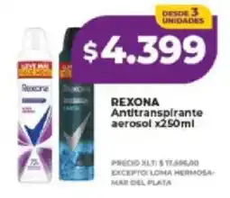 Supermayorista Vital Rexona antitranspirante aerosol oferta