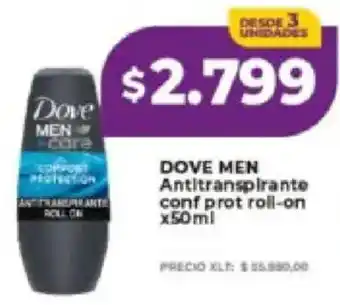 Dove men antitranspirante conf prot roll-on