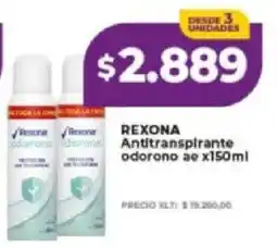 Supermayorista Vital Rexona antitranspirante odorono ae oferta