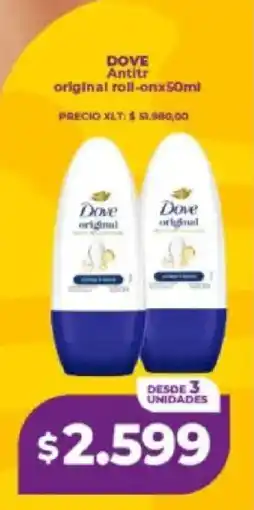 Supermayorista Vital Dove antitr original roll-on oferta