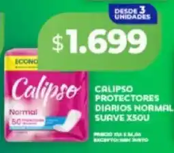 Supermayorista Vital Calipso protectores diarios normal suave oferta