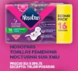 Supermayorista Vital Nosotras toallas femenina nocturna sua oferta