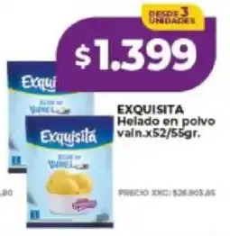 Supermayorista Vital Exquisita helado en polvo oferta