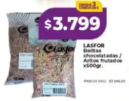 Supermayorista Vital Lasfor bolitas chocolatadas / aritos frutados oferta