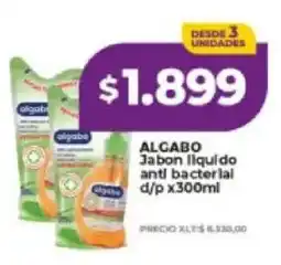 Supermayorista Vital Algabo jabon liquido antif bacterial oferta