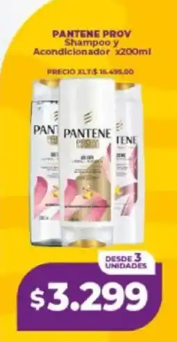 Supermayorista Vital Pantene prov shampoo y acondicionador oferta