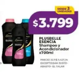Supermayorista Vital Plusbelle esencia shampoo y acondicionador oferta