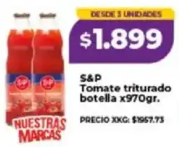 Supermayorista Vital S&P tomate triturado botella oferta