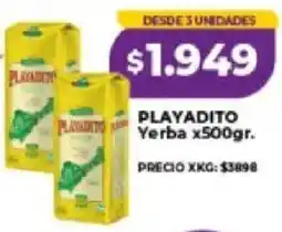 Supermayorista Vital Playadito yerba oferta