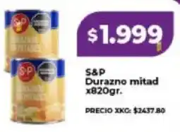 Supermayorista Vital S&P durazno mitad oferta